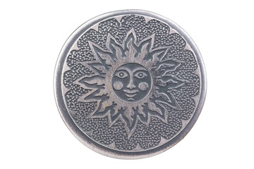 Sun. Image of the solar countenance. A symbol health and happiness