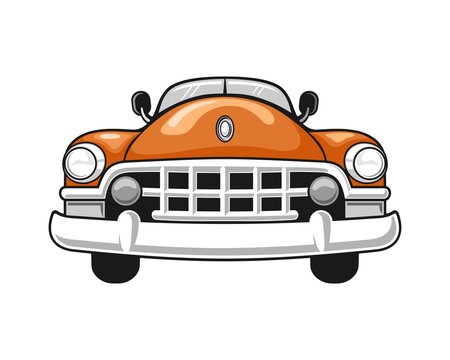 Classic Car 01 Orange