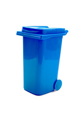 trash can on white background