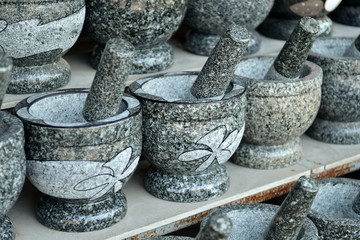 Angsila's stone mortar and pestle