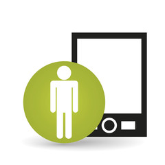 Smartphone icon design , vector illustration