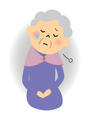 シニア　おばあちゃん　孤独