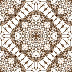 mandalas seamless pattern