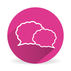 Communication bubble design , vector illustration