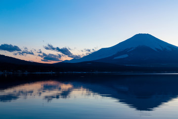 Fototapeta na wymiar Mt. Fuji and Lake