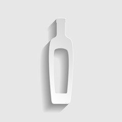 Olive oil bottle sign