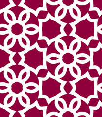 Geometric Floral Seamless Vector Pattern 40