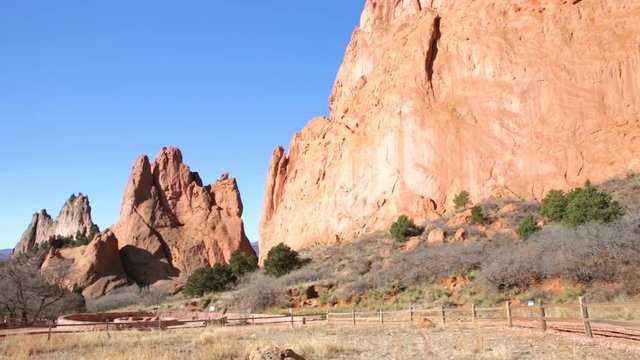 Garden of the Gods at the end of the Winter