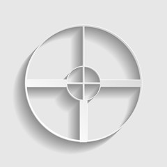 Crosshair Target  sign