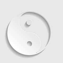 Ying yang symbol of harmony and balance.