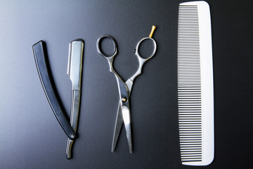 Stylish Professional Barber Scissors, Hair Cutting and Thinning