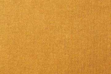 Orange knitted sweater