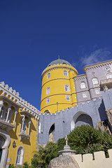 The  Legendary Pena National Palace in Sintra, Portugal.