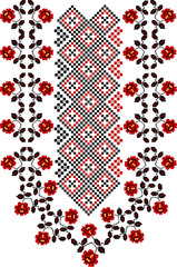 The stylized ethnic ornament "the Ukrainian embroidery"
                    