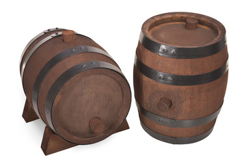 alte Bierfässer 