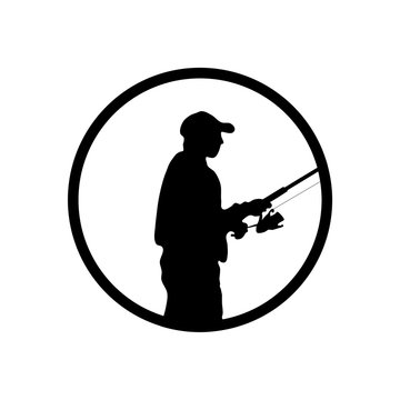 recommend clip art: Fisherman icon