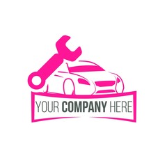Car repair logo icon Vector