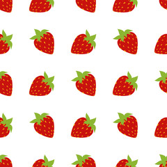seamless of strawberries