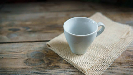 empty cup of coffee