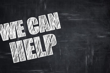 Chalkboard writing: we can help