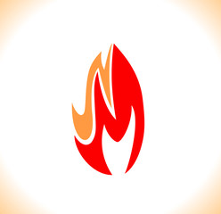 fire icon set vector illustration design symbol collection