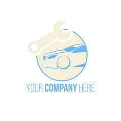 Obraz premium car race logo icon Vector