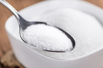 Fototapeta na wymiar Portion of White Sugar