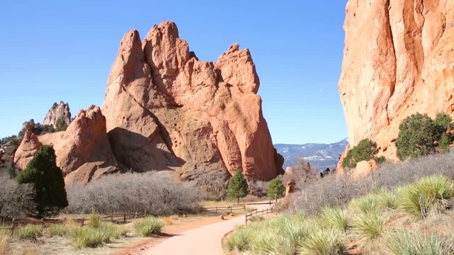 Garden of the Gods at the end of the Winter