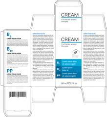 Box design vector.