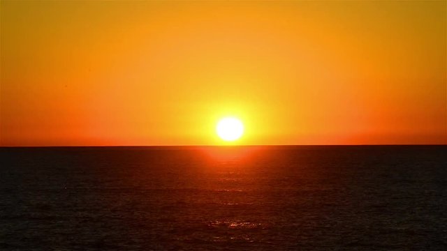 Sunset on Ocean