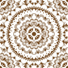 mandalas seamless pattern