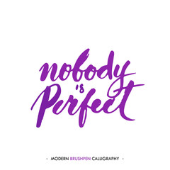 Color inspirational quote isolated on white background. 