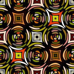Abstract seamless geometric patterns. Kaleidoscope seamless