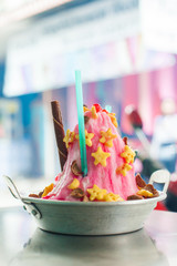 ice dessert colorful sweet 