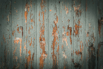 a wood board blue color