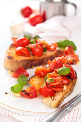 Italian food. Bruschetta.