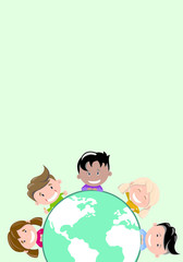 Kids save the earth. Eco education