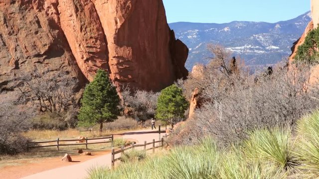 Garden of the Gods at the end of the Winter