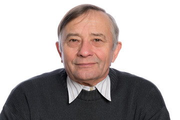 Senior male head shot