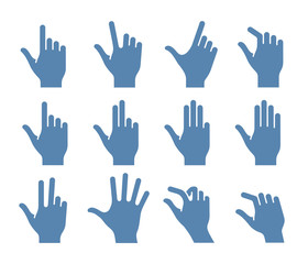 Gesture icon set
