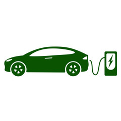 Electric car icon Vector Illustration