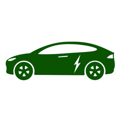 Electric car icon Vector Illustration