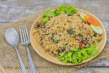 vegetable fried rice,Thai menu