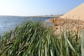 See an den weißen Dünen in Mui Ne