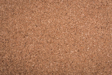 Close up blank cork wooden board