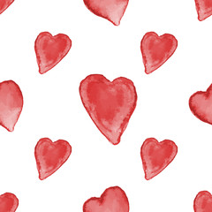 Vector watercolor seamless pattern.
