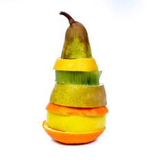 Fruit slice stack