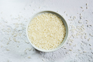 Rice in a bowl