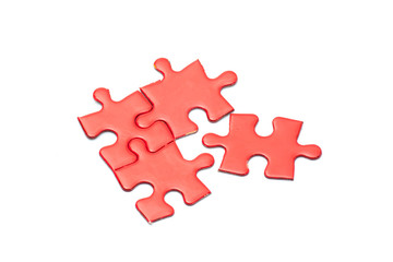 Missing jigsaw puzzle piece with light glow, business concept for completing the final puzzle piece