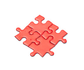Obraz premium Missing jigsaw puzzle piece with light glow, business concept for completing the final puzzle piece